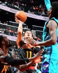  特雷杨52分老鹰加时胜黄蜂  